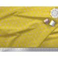 thumbnail image 2 of Soimoi Rayon Crepe Fabric Snail Insects Print Sewing Fabric Yard 46 Inch Wide, 2 of 3