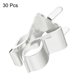 thumbnail image 3 of Uxcell 30pcs Clips de Fusible para Sujetadores de Tubo de Vidrio Cerámico de 6x30mm, Sujetadores de Tubo de Vidrio Cerámico, Plata, 3 of 5
