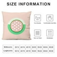 thumbnail image 5 of ST Patricks Day Lucky Charm Shamrock Throw Pillow Covers,  Buffalo Plaid Clover Pink Decorations for Sofa Couch, 5 of 5
