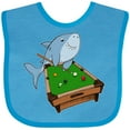 thumbnail image 3 of Inktastic Pool Shark Boys or Girls Baby Bib, 3 of 4
