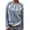 359#Sky Blue, variant on Women's Trendy Oversized Fair Isle Knit Sweaters Crewneck Long Sleeve Retro Colorful Lightweight Fall Winter Pullover Tops Light Gray XL