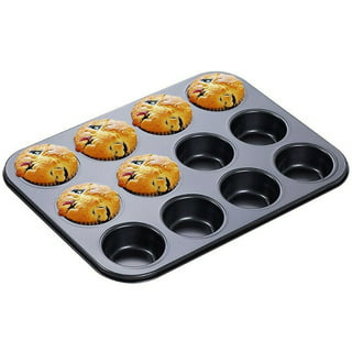 YEmirth Cupcake Pan, 48‑Cup Non‑Stick Mini Round Cupcake Pan Tray