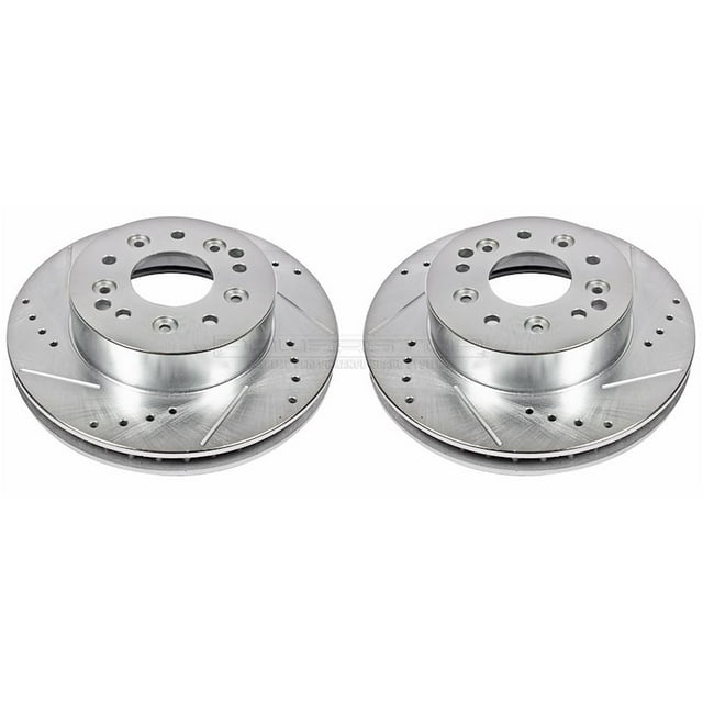 Power Stop Ar8207xpr Rear Evolution Drilled & Slotted Rotor Pair