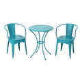 thumbnail image 2 of 3-Piece Metal Bistro Set for Outdoor | Whimsical Style for Casual Chats | Powder-Coated Iron Construction | Durable in Outdoor Settings, 2 of 6