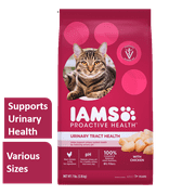 Angle View: IAMS Chicken Flavor Dry Cat Food for Adult, 7 lb. Bag