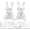thumbnail image 4 of Foam Rabbit Shape 40CM White Craft Bunny Rabbit Polystyrene Styrofoam Modelling Foam for Flower Arranging Easter Gift DIY Rose Animal, 4 of 8