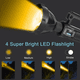 thumbnail image 2 of Lámpara 10000 Lumens Recargable Larga Distancia 1000 Metros Malubero (No lo pongas directamente en el agua, 2 of 3