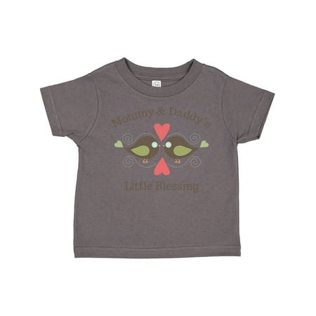

Inktastic Mommy & Daddy s Little Blessing Gift Toddler Boy or Toddler Girl T-Shirt