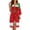 Christmas Costume, variant on Red Flower Robes for Women Plus Size V Neck Loose Fit Nightgowns Loungewear Breathable Bathrobe with Adjustable Belt