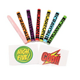 Magic Colors Assorted Fruit Flavored Bubble Gum Crayons Packs 24Piece