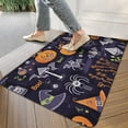thumbnail image 3 of Evil Pumpkin Ghost Door Mat,Non-Slip Doormat Happy Halloween Mat 17x30 Inch Throw Rug for Room Winter Laundry, 3 of 6