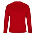 thumbnail image 4 of Men's Cotton Cardigan Sweater Long Sleeve V Neck Soft Knit Button Up Sweaters Outerwear Stretch Casual Coats (XL, Red), 4 of 7