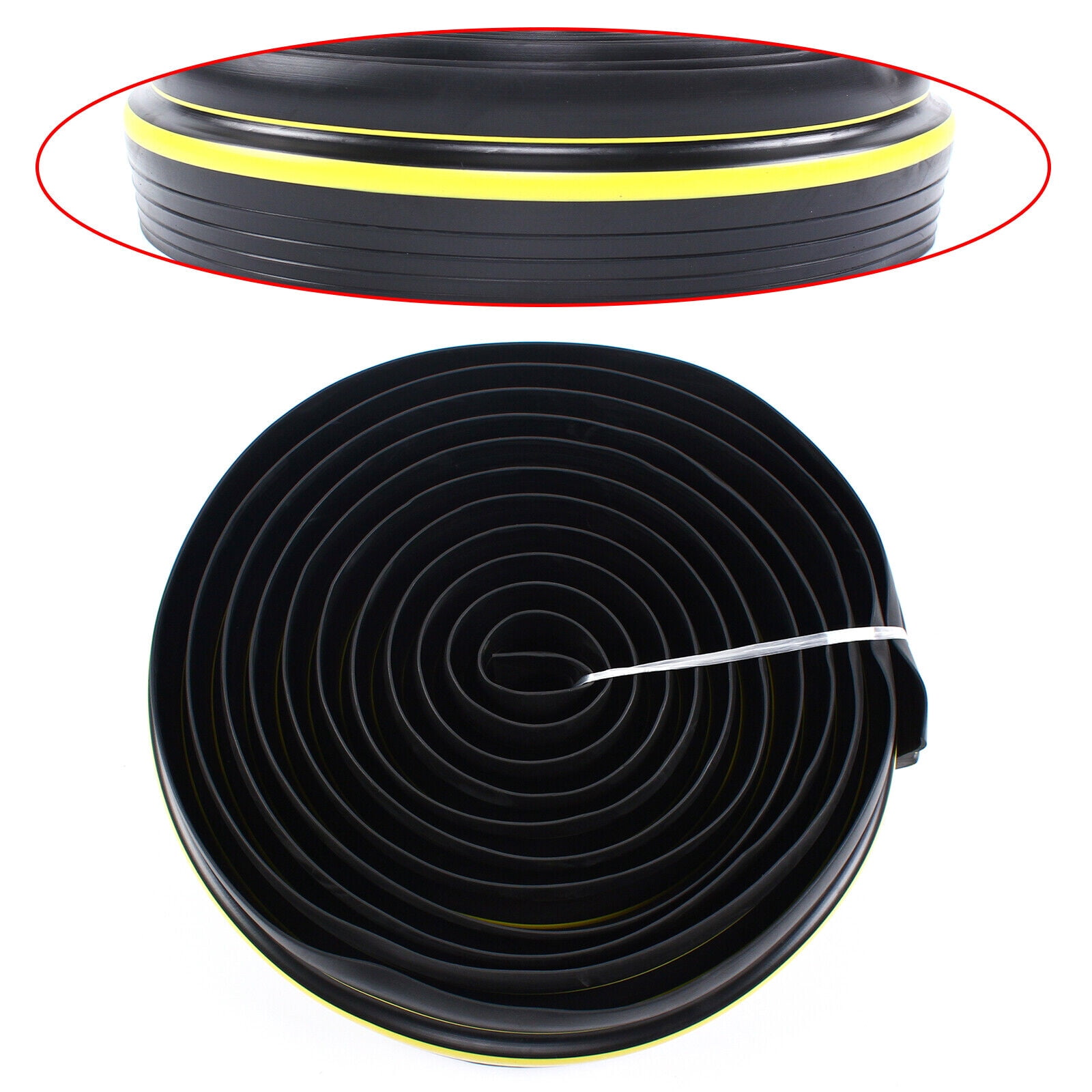 20Ft Garage Door Floor Strip Bottom Seal Threshold Rubber Weather Replacement Black Garage Door Threshold Sealing Strip