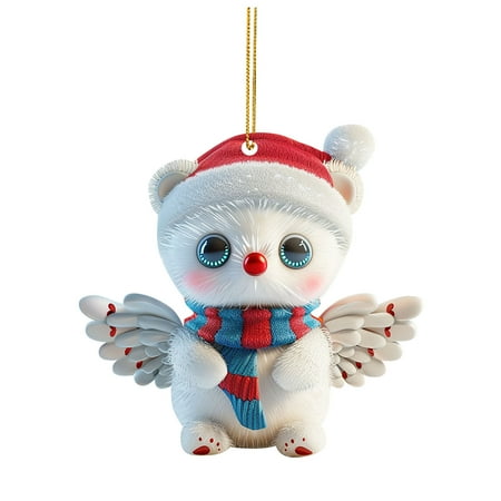 

YIJIAKEJILSL Lighted Hanging Christmas Decorations Door Beads for Doorways Rod Vintage Hummingbird Stained Glass Light Stained Glass Hanger Clear for Crafting Glass Bunny Ornament Car