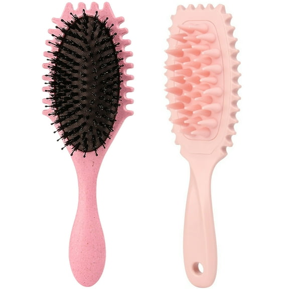 Vaupan Curly Hair Comb - Ionic Ceramic Detangling Comb for Moisturizing Curls - Travel-Friendly Hair Care Tool