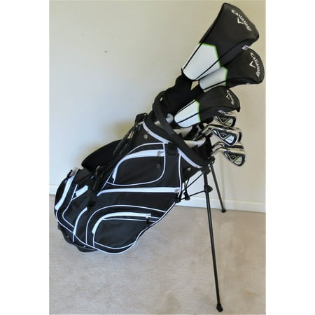 Left Handed Fairway Woods - Left Handed Callaway Mens Golf Set Regular Flex Complete Driver, Fairway Wood, Hybrid, Irons, Putter, Stand Bag