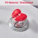 thumbnail image 3 of 2 botones auxiliares para tanque de inodoro, con forma de corazón roto, bonitos botones para tapa de inodoro, manija de repuesto para cajón adhesivo (rojo y rosa), 3 of 7
