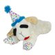 thumbnail image 3 of Juguete de peluche para perros con forma de chuleta de cordero con gorro de cumpleaños, 3 of 3