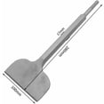 thumbnail image 3 of SDS Plus Flat Chisel 165mm x 75mm Angled Nose Chisel Professional Chisel Wide Chisel for use in Ceramic Floor Tiles, 3 of 5