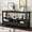 White, variant on 3 Tier Vintage Solid Console Table with 3 Drawers and Shelves, Industrial Console Table Coffee Table for Living Room Entry Bedroom Black Color