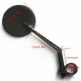 thumbnail image 3 of Bike Mirror Handlebar Mount, Adjustable Rotatable Bicycle Rear View Glass Mirror, Safety Mirror for Mountain Road Bike, 3 of 10