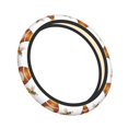 thumbnail image 2 of Fotbe Wooden Barrels With Honey for Steering Wheel Cover Universal 15 in Car Accessories for Men Women,Steering Wheel Protector Comfortable Protective Case for SUV Sedan Decor, 2 of 8