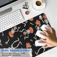 thumbnail image 4 of Long Mouse Pads for Desk,Skeleton Pumpkin Halloween Pattern Desk Mats on Top Of Desks, Desk Mouse Pad Extra Large with 3mm Non-Slip Base and Stitched Edge for Gaming,Office,Work,Home 35.4x15.7in, 4 of 5