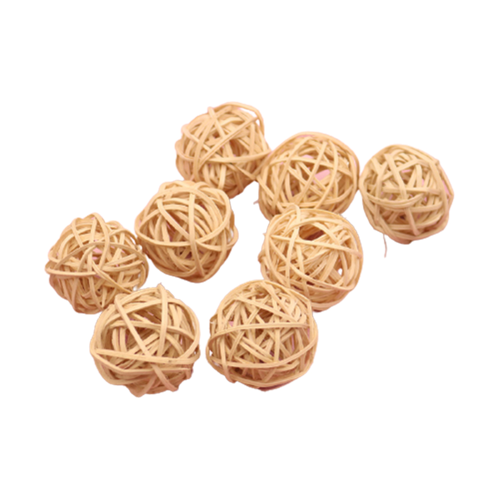 Simple Natural Rattan Ball Wicker Balls Decorative Spheres Natural