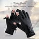 thumbnail image 2 of Invierno Pantalla táctil Guantes cálidos A prueba de viento Guantes impermeables para correr Conducc CACAGOO Negro/XXL, 2 of 7