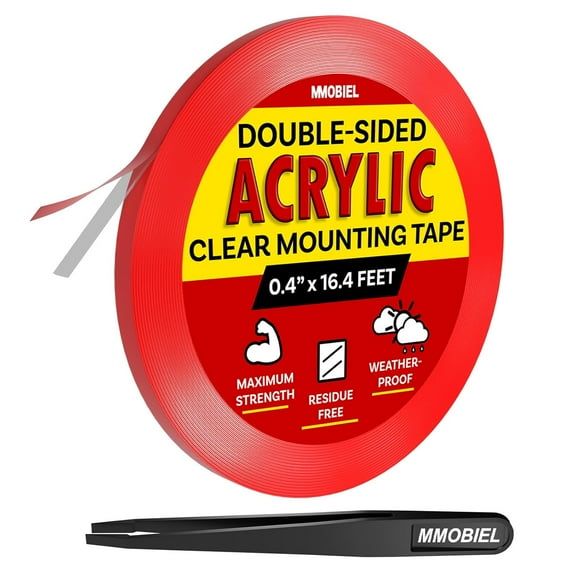 MMOBIEL Clear Nano Mounting Tape 16.4ft x 0.4in Waterproof