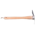 thumbnail image 2 of Hoe Garden Tool,Pickaxe,Pick Axe Simple Practical Fine Workmanship Stainless Steel Wood Material Digging Tools, 2 of 5