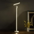 thumbnail image 5 of 51" White LED Novelty Curvy Spiral Floor Lamp, 5 of 8
