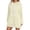 Beige, variant on Sweatshirt for Women Casual Hooded with Pocket Rope Drawstring Lined Side Slit Fall Winter Style Top Tops for Women Beige XXL