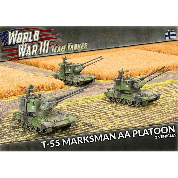 World War III Team Yankee: Finnish T-55 Marksman AA Platoon (x3)
