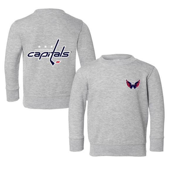 Toddler Chad & Jake Heather Gray Washington Capitals Pullover Sweatshirt