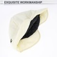thumbnail image 4 of Sombrero de ciclismo Unique Bargains Mantener Caliente Protección de Oídos Forro de Casco Nylon Beige 8.66"x11.42" 1 Pc, 4 of 6
