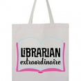 thumbnail image 4 of Inktastic Librarian Extraordinaire Library Appreciation Gift Tote Bag, 4 of 4