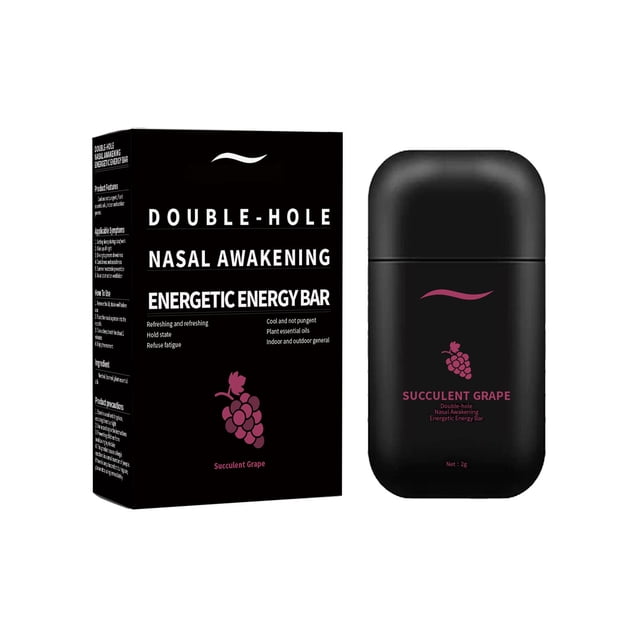 Hot Sale! Vitality Mint Energy Bar 2g Refreshing And Refreshing Driving Fatigue And Drowsiness Vitality Nasal Suction Double Hole Refreshing Bar