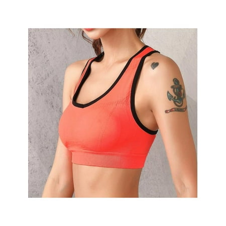 

Racerback Sports Bras for Women- Padded Seamless High Impact Support for Yoga Gym Workout Fitness