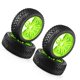 thumbnail image 3 of Neumáticos RC a escala 1/8 de 116 mm, ruedas y neumáticos RC hexagonales de 17 mm para el equipo ARRMA Redcat, verde, 3 of 5