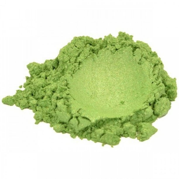 SOAPBERRY GREEN MICA COLORANT PIGMENT POWDER FOR SOAP MAKING 1 OZ