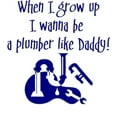 thumbnail image 2 of CafePress - I Wanna Be A Plumber Infant Bodysuit - Baby Light Bodysuit, Size Newborn - 24 Months, 2 of 4