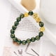 thumbnail image 3 of Nuevo Cobre Arena Oro Pixiu Cuentas Pulsera Obsidiana Piedra Pulsera Unisex Pulsera Joyería Speravity AP007128-01, 3 of 4