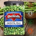 thumbnail image 4 of Roasted Salted Green Peas Snack - by It's Delish, 26 OZ Jumbo Container  Dried Pea with Salt Crunchy & Healthy Snacks  Vegan, Kosher, 4 of 7