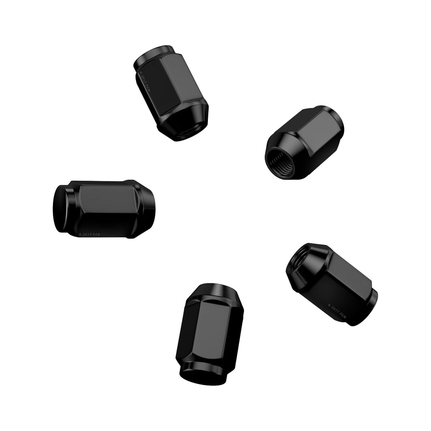 StanceMagic - 23pcs Black 1/2x20 Bulge Closed End Lug Nuts - Cone Seat, 1.4 inch Length, 13/16" 21mm Hex - Compatible with Jeep Wrangler TJ JK Cherokee XJ Wrangler Liberty Rubicon CJ5 CJ7 ZJ WJ WK