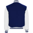 thumbnail image 3 of Holloway Sportswear L Varsity Jacket Dark Purple/White 224183, 3 of 4
