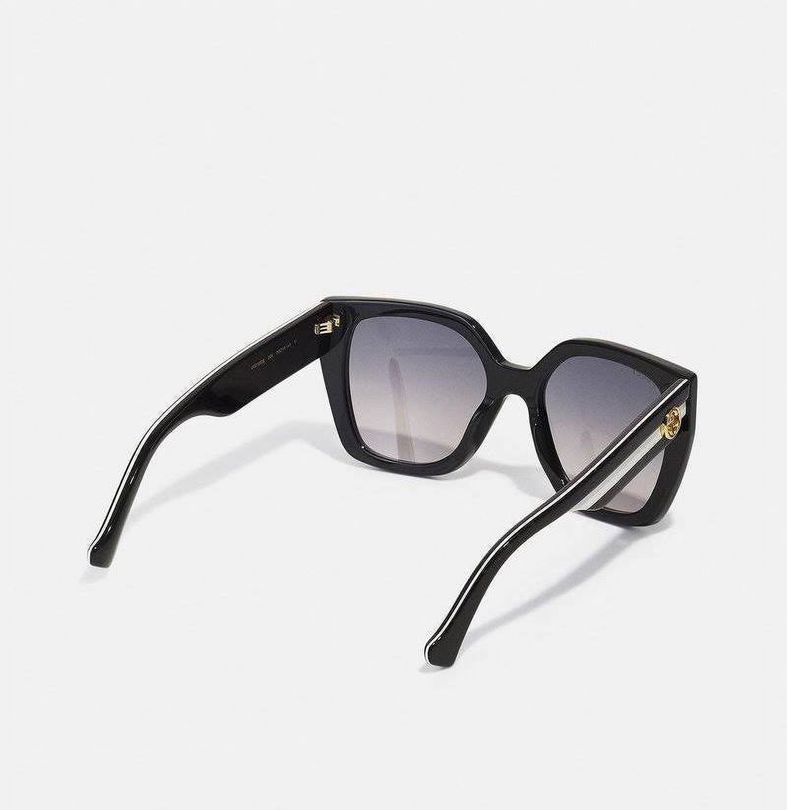 NEW GUCCI GG1300S 004 WOMEN BLACK SUNGLASSES Gucci GG1300S 004 Black/Grey Gradient Oversize Square  main image 3