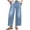 *Blue, variant on VBVC Women's High Waisted Wide Leg Jeans , Washed Denim Palazzo Pants For Women , Ladies' Casual Straight Leg Trousers with Pockets,Black,S-2XL