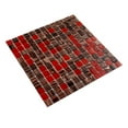 thumbnail image 3 of Mingles 12 in. x 12 in. Glossy Berry Red Glass Mosaic Wall and Floor Tile (20 sq. ft./case) (20-pack), 3 of 6