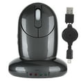 thumbnail image 4 of Ratón inalámbrico con base de carga, concentrador USB de 4 puertos, 5 teclas, ratón óptico para juegos, 2,4 GHz, MG-012, 4 of 8